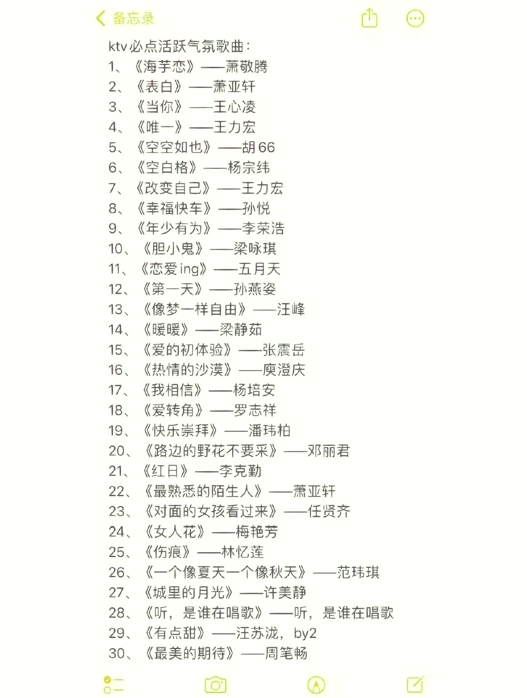 90后ktv必点歌曲大全(ktv必点歌曲大全100首)