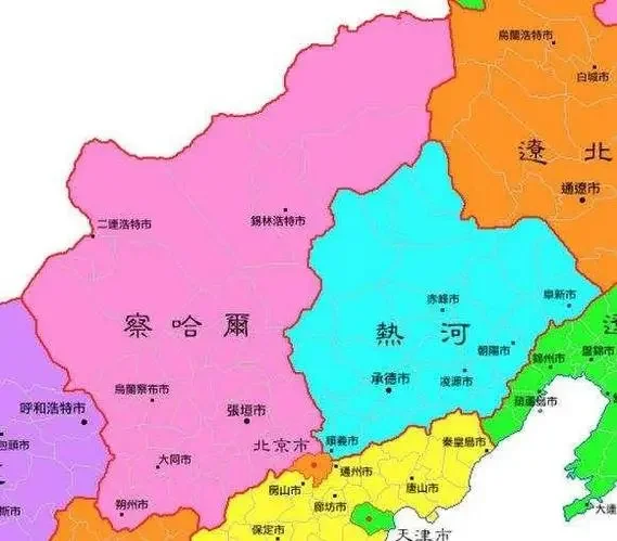 民国热河省历史地图图片