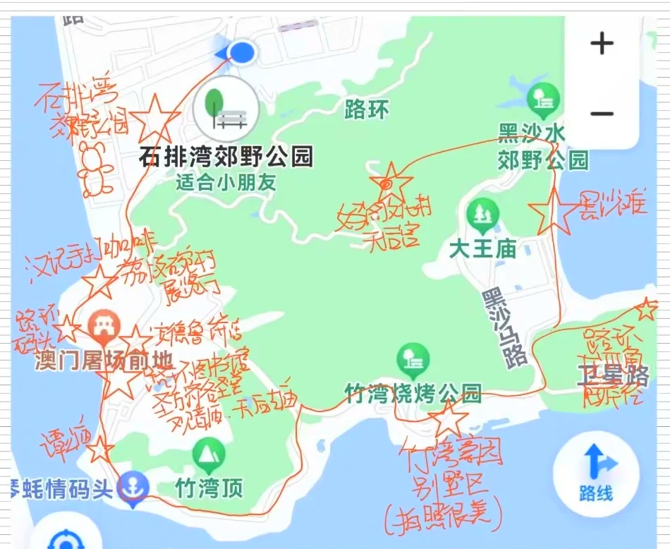 石岛湾地图图片