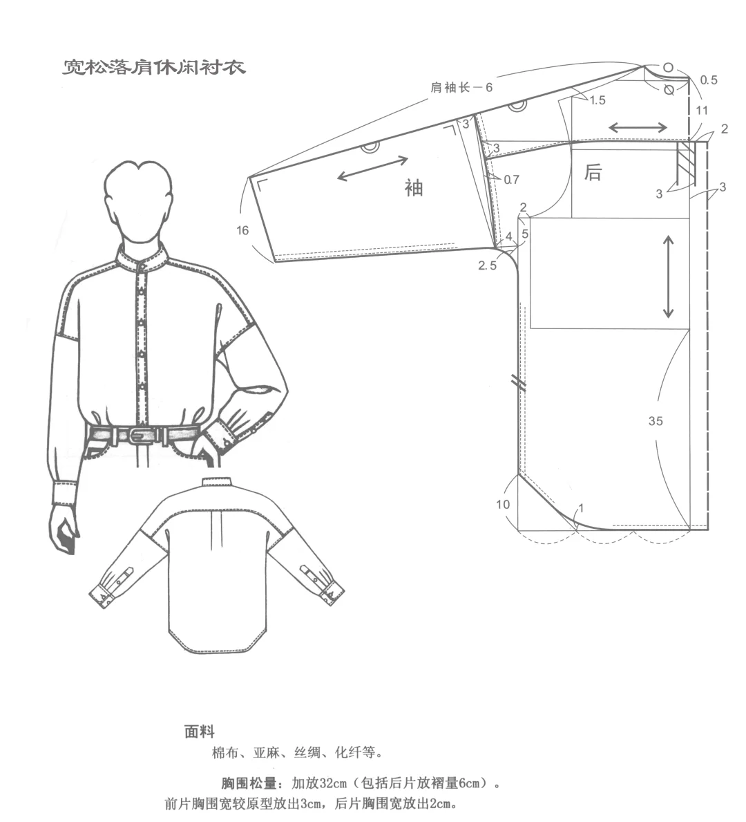 120码男童衬衣裁剪图图片