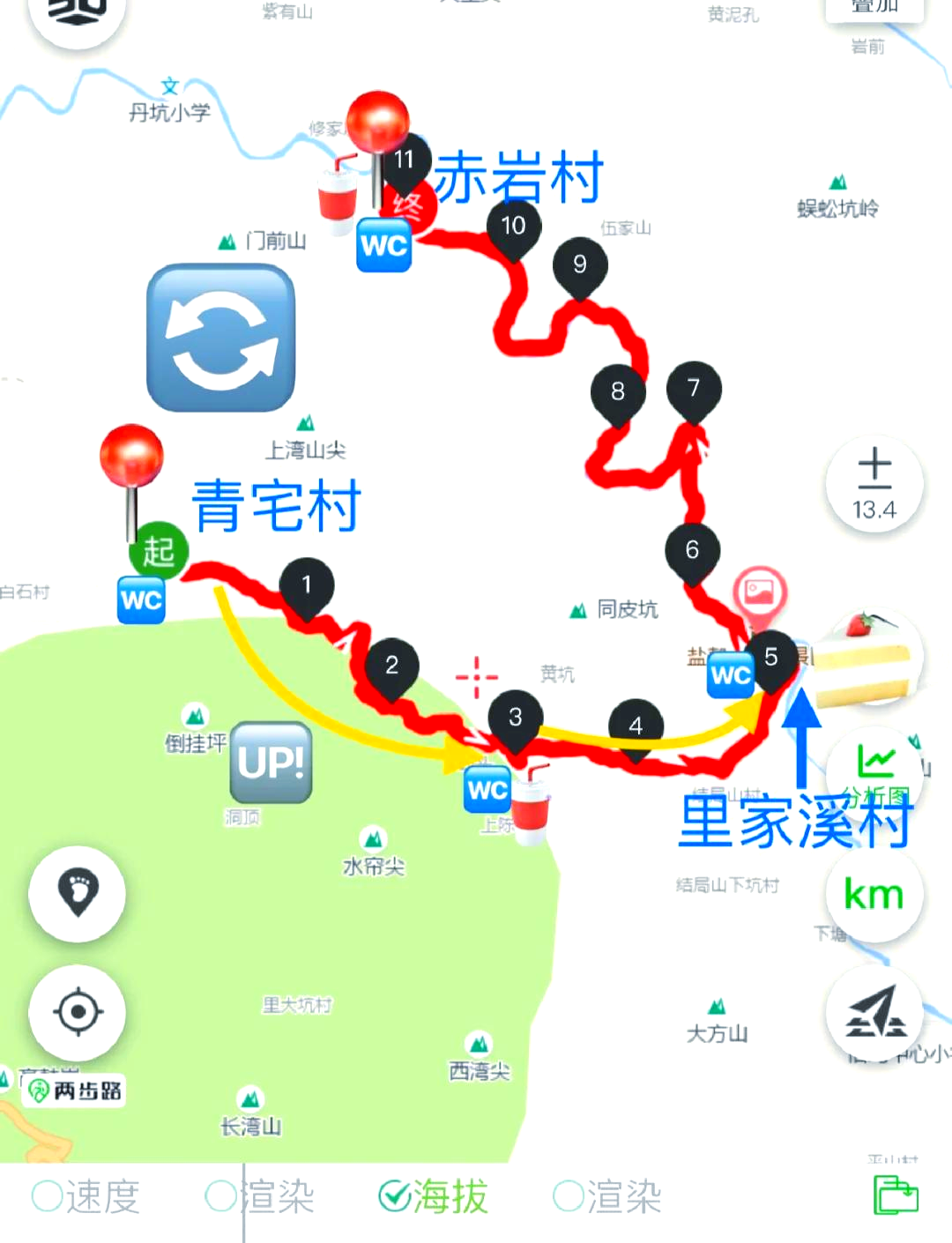 盐帮古道十八渡路线图图片