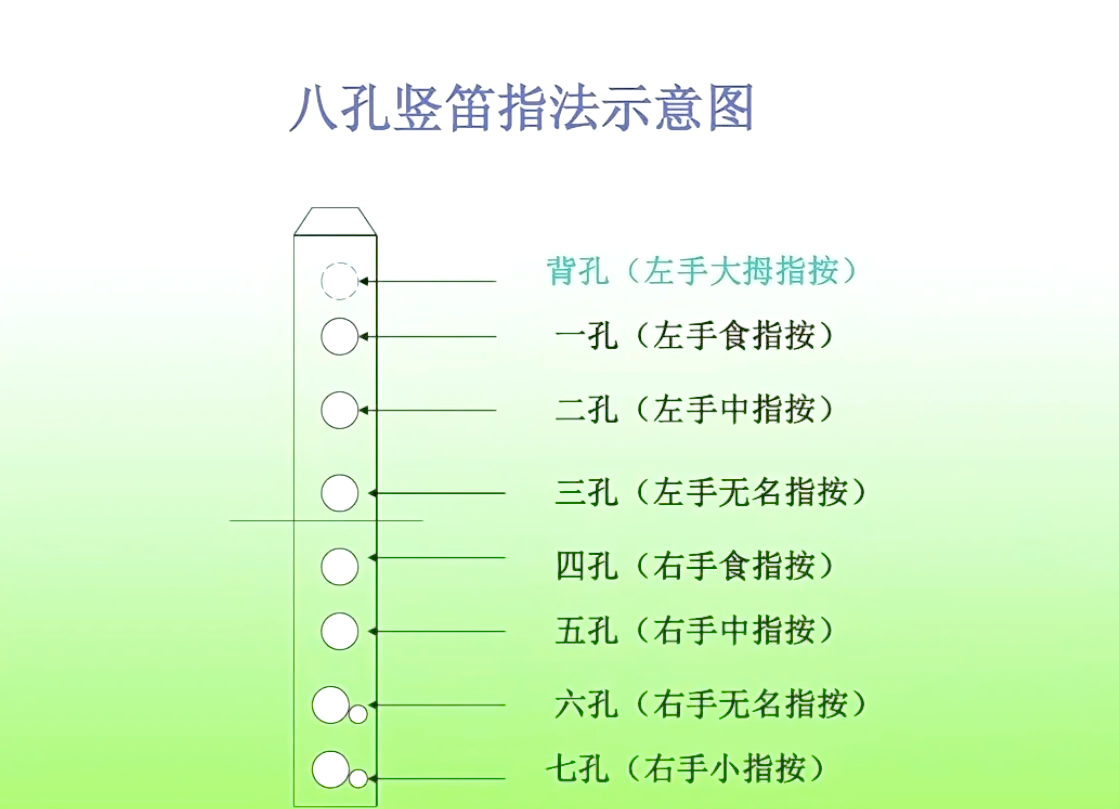 7孔竖笛入门基础教程图片