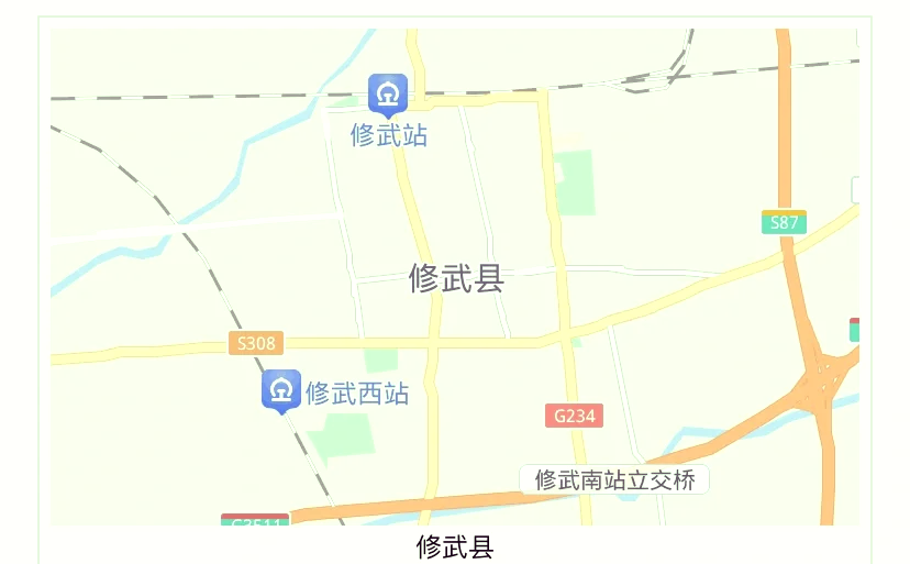 修武全景地图图片