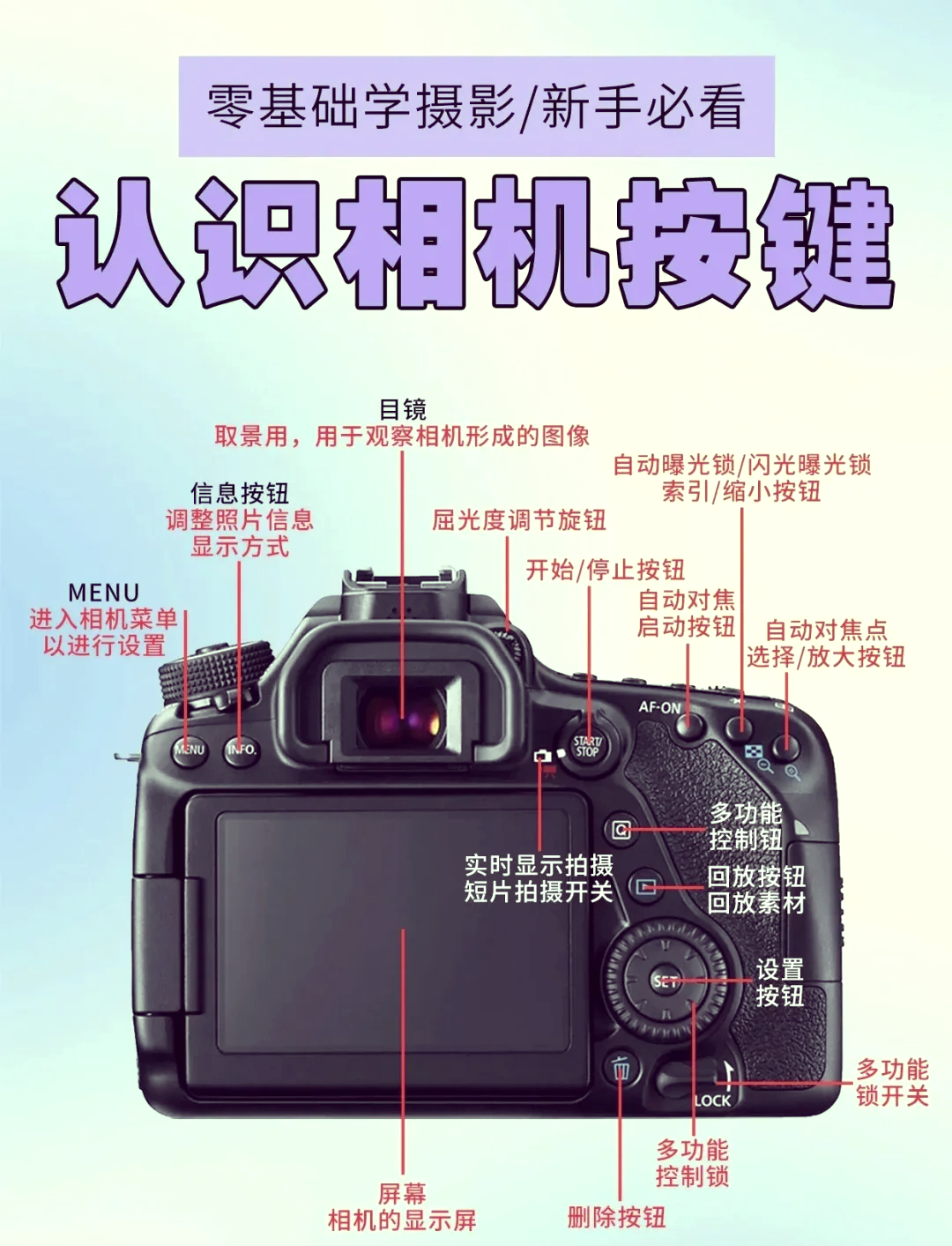 佳能eos50d按键图解图片