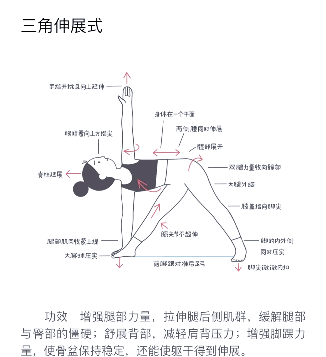 黄雅英三角式瑜伽图片