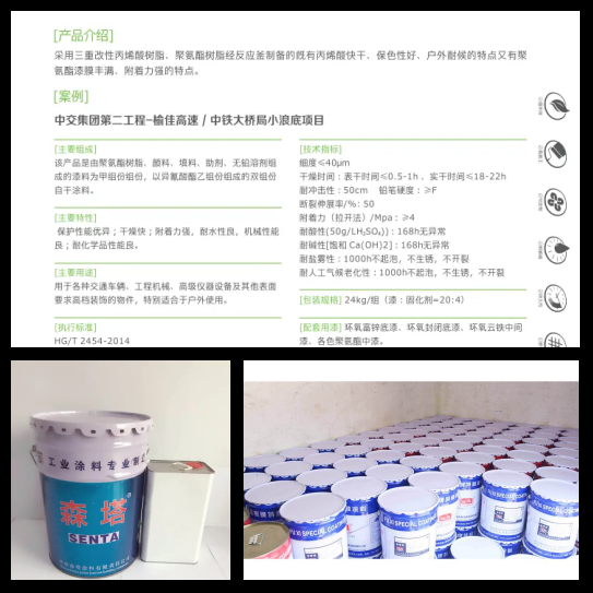 丙烯酸聚氨酯面漆 性能与用途详解