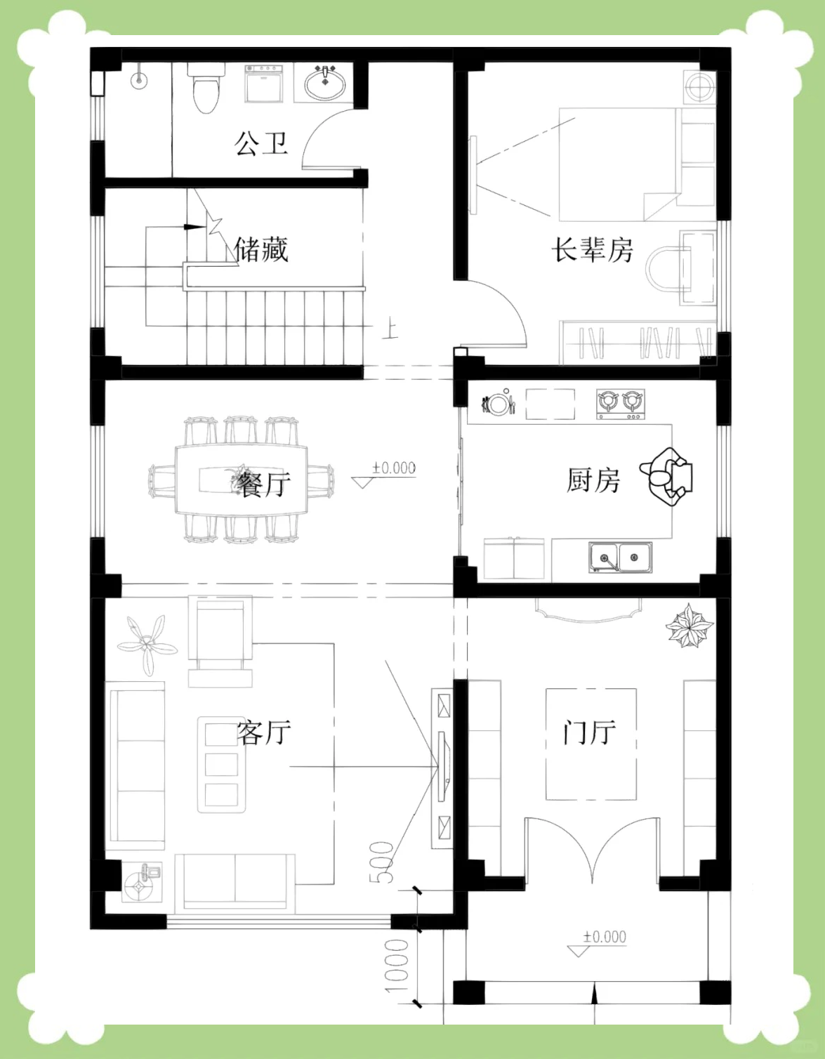 5米乘8米的设计平面图图片