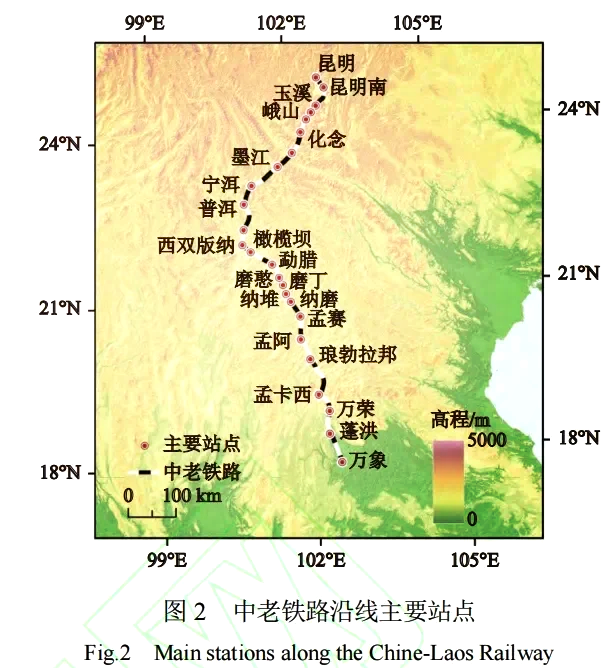 中老铁路规划线路图图片