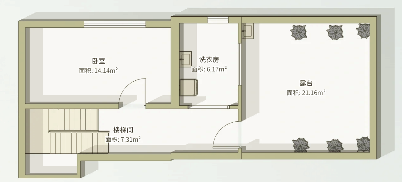 50平农村自建房子格局图片