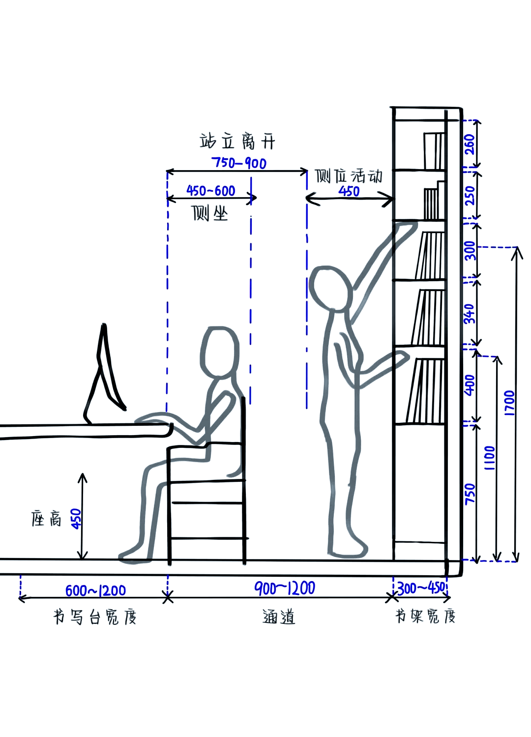 曲美书柜组装示意图图片