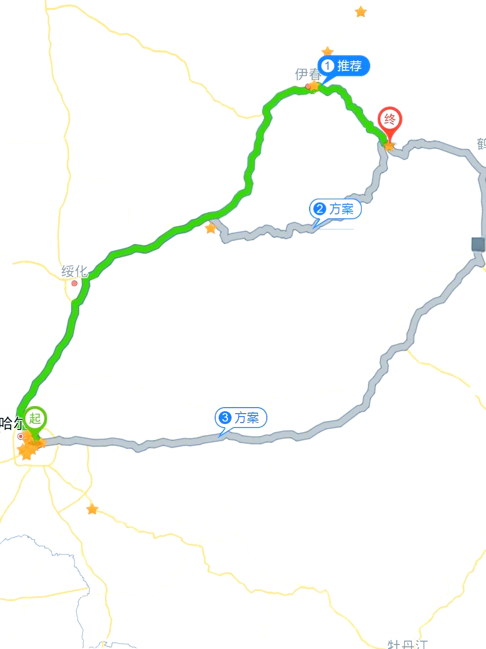 伊春自驾游路线景点图片