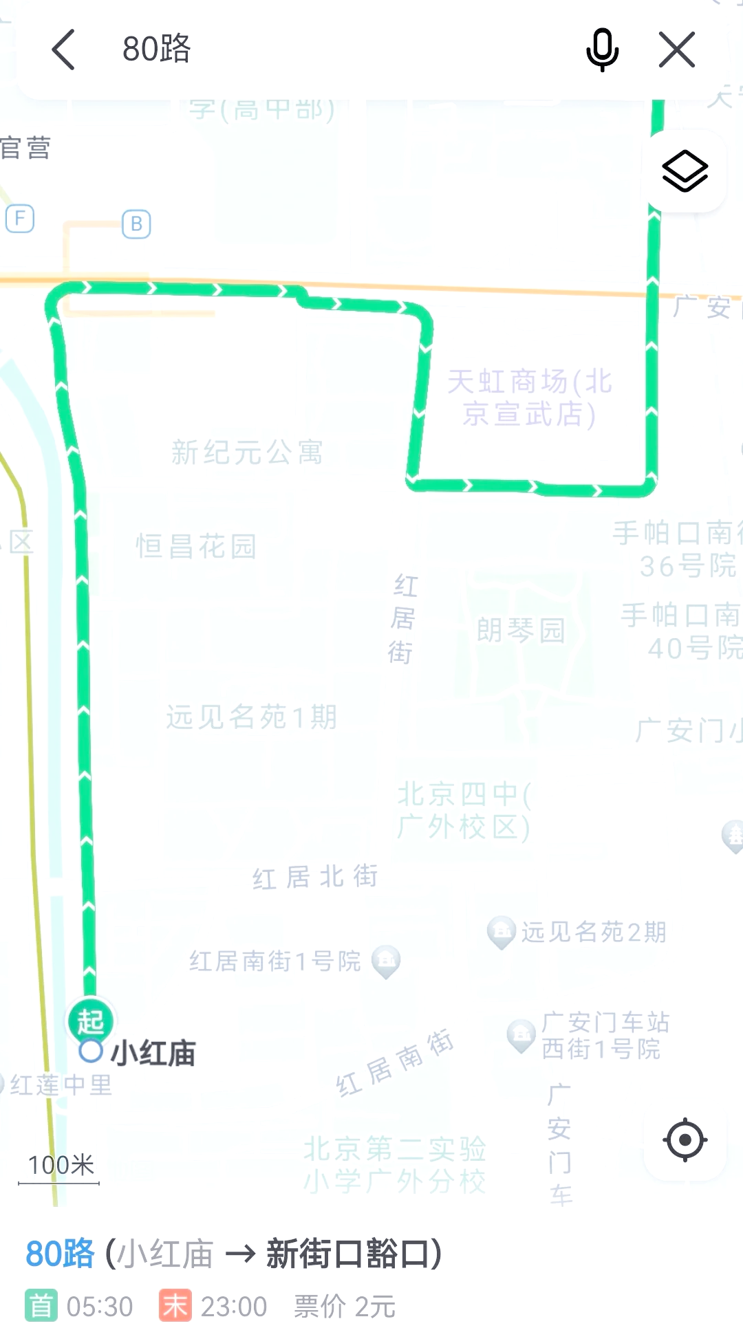 80路公交车的线路图图片