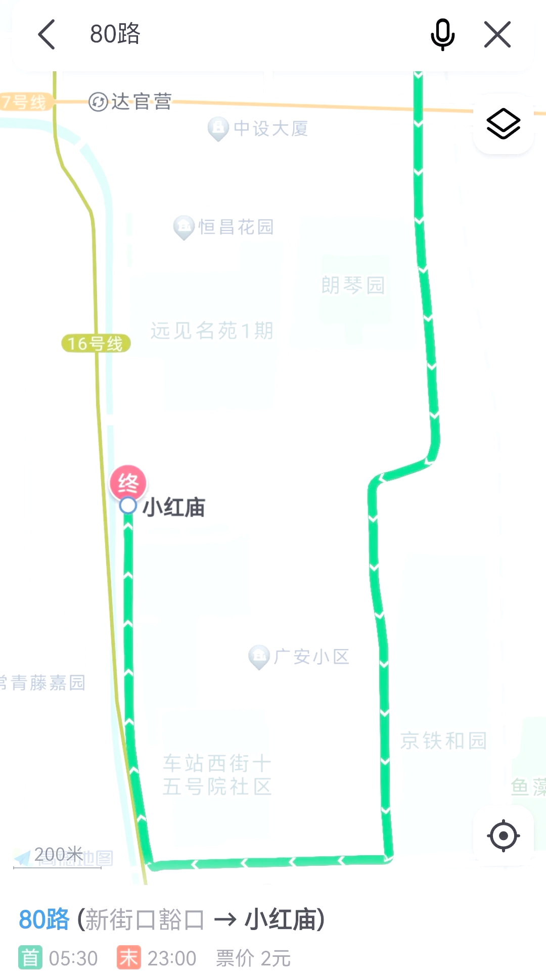 80路公交车的线路图图片