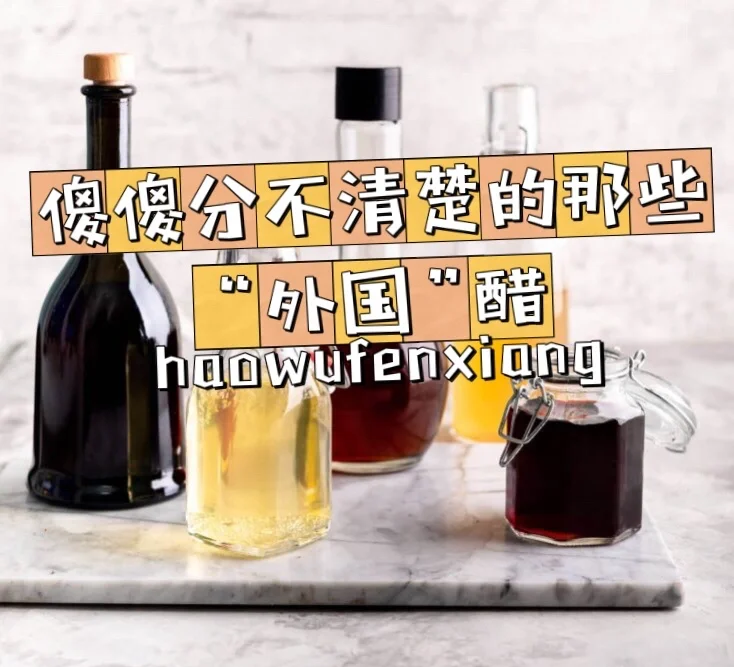 傻傻分不清楚的那些"外国醋"