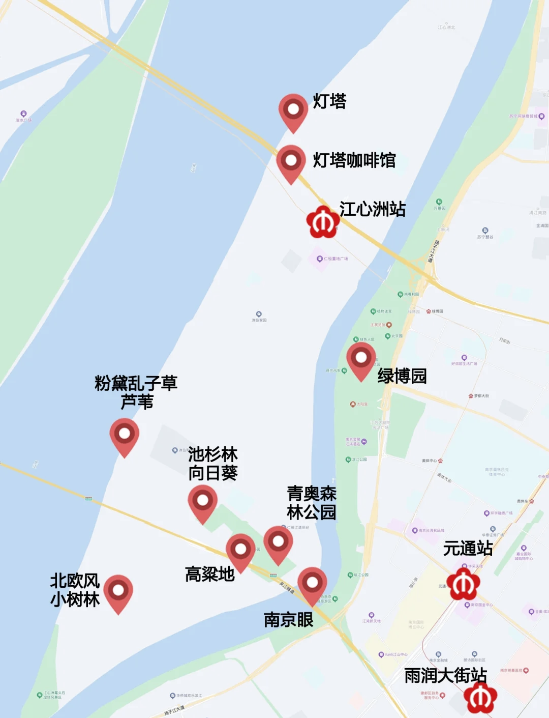 南京江心洲地图图片