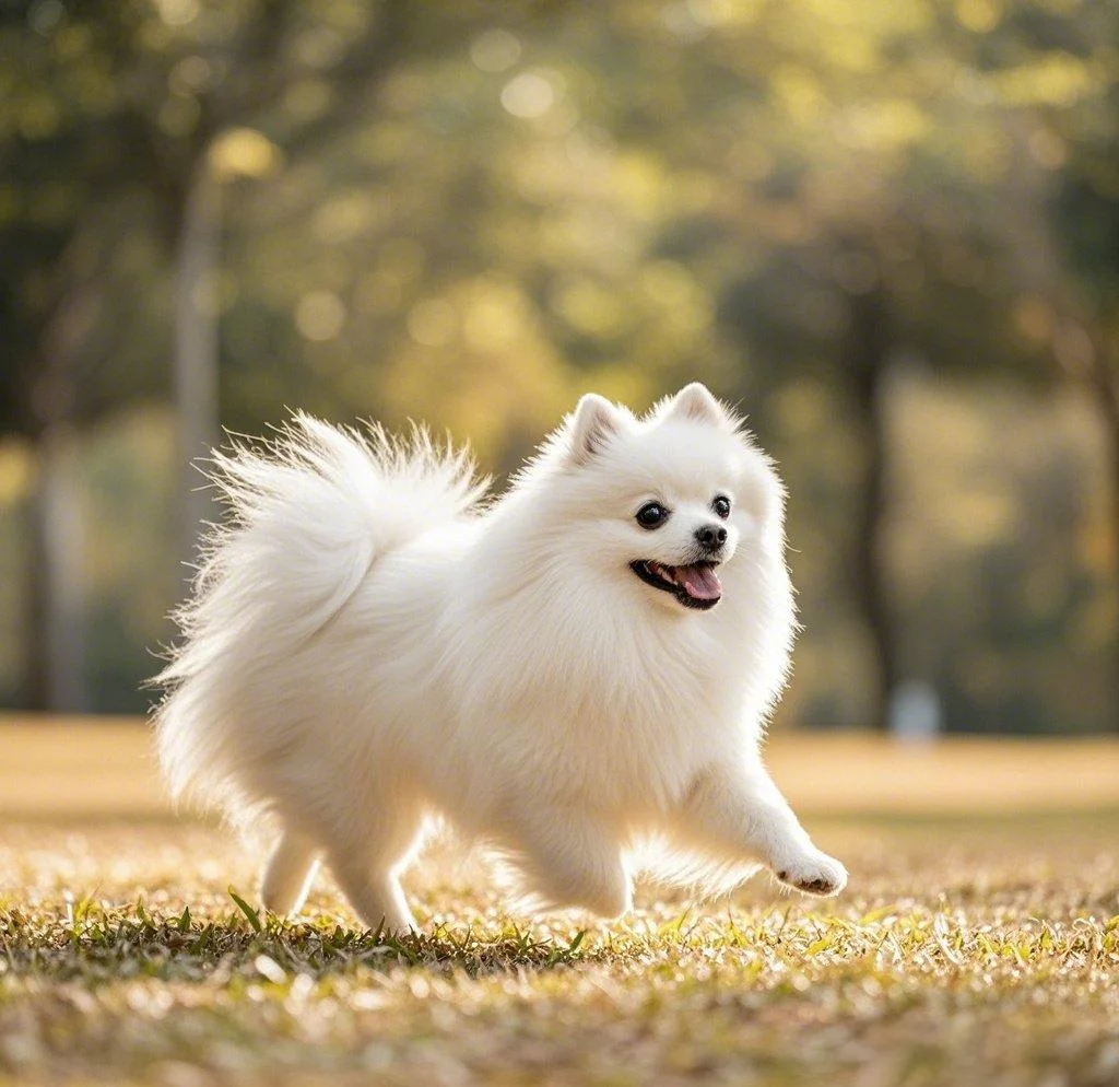 德国小型狐狸犬和博美图片