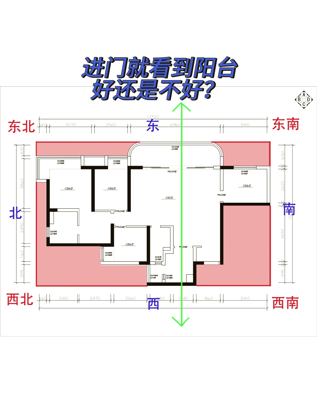 怎样才算窗户对门图片