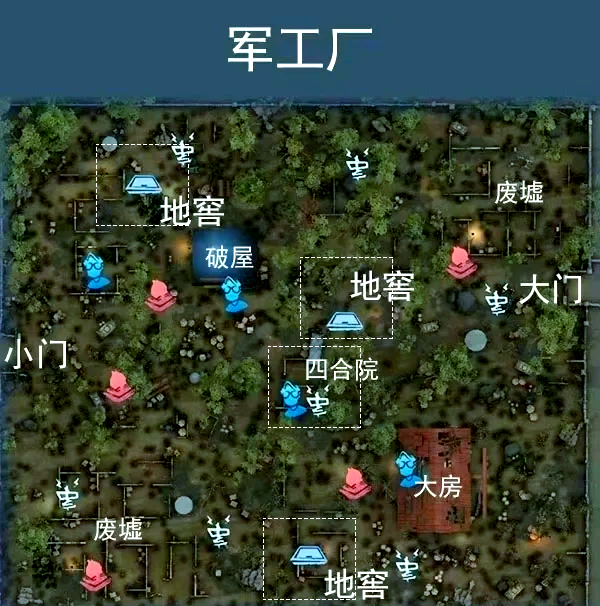 第五人格军工厂地图图片