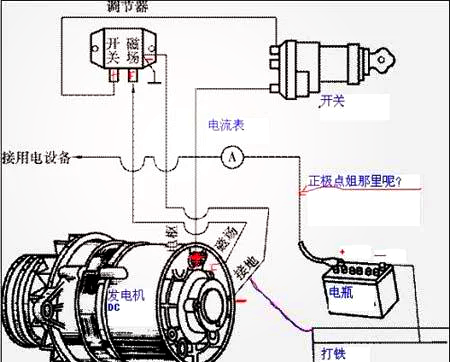 增程发电机接线图图片