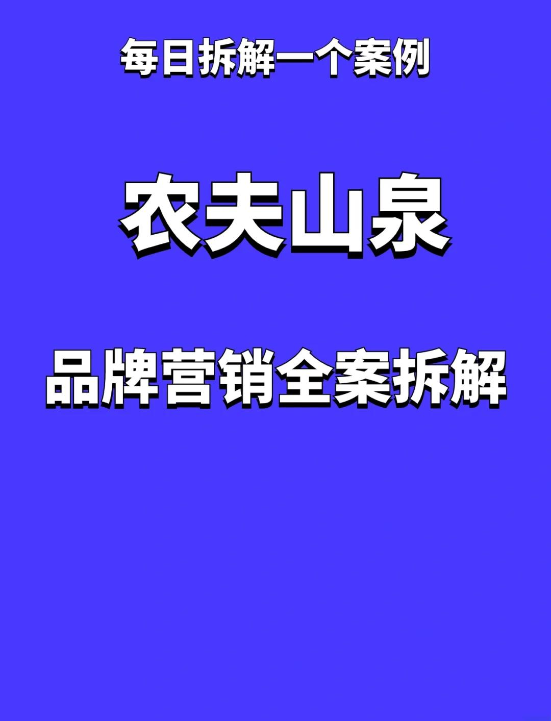 农夫山泉产品策略ppt图片