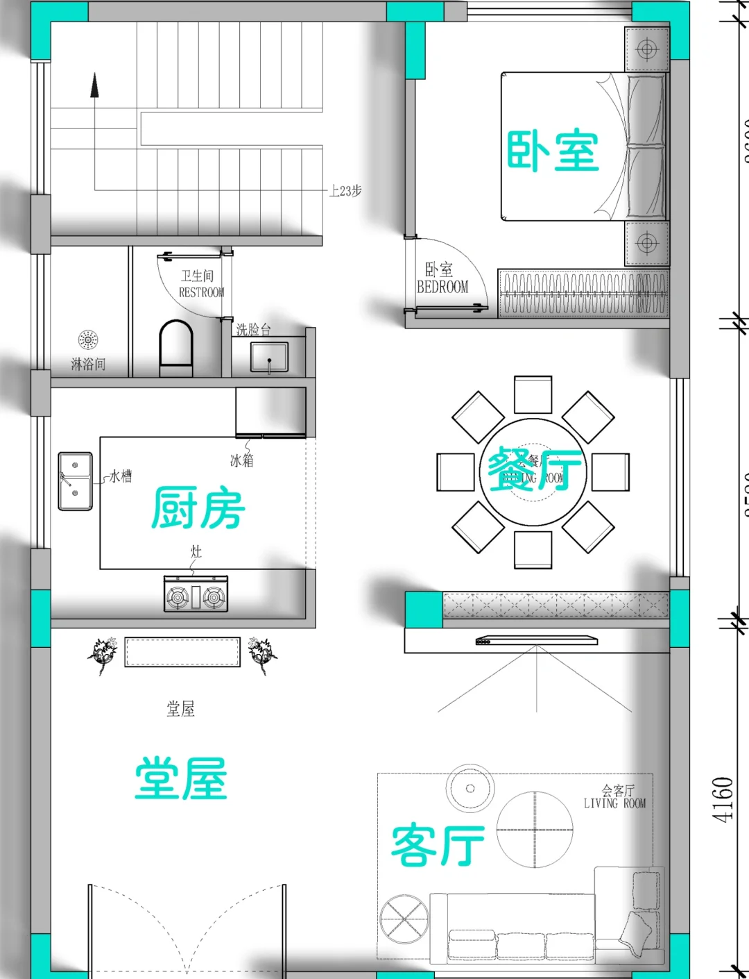 8米宽11米长房屋设计图图片