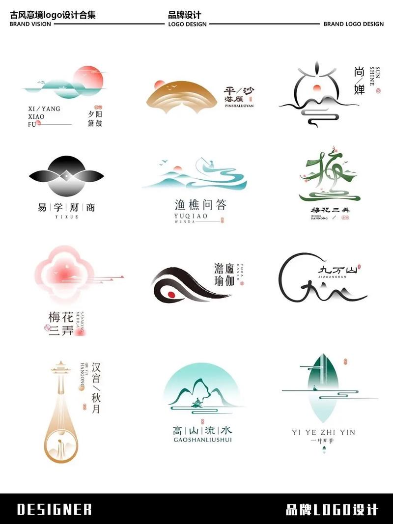 寺院logo设计图片图片