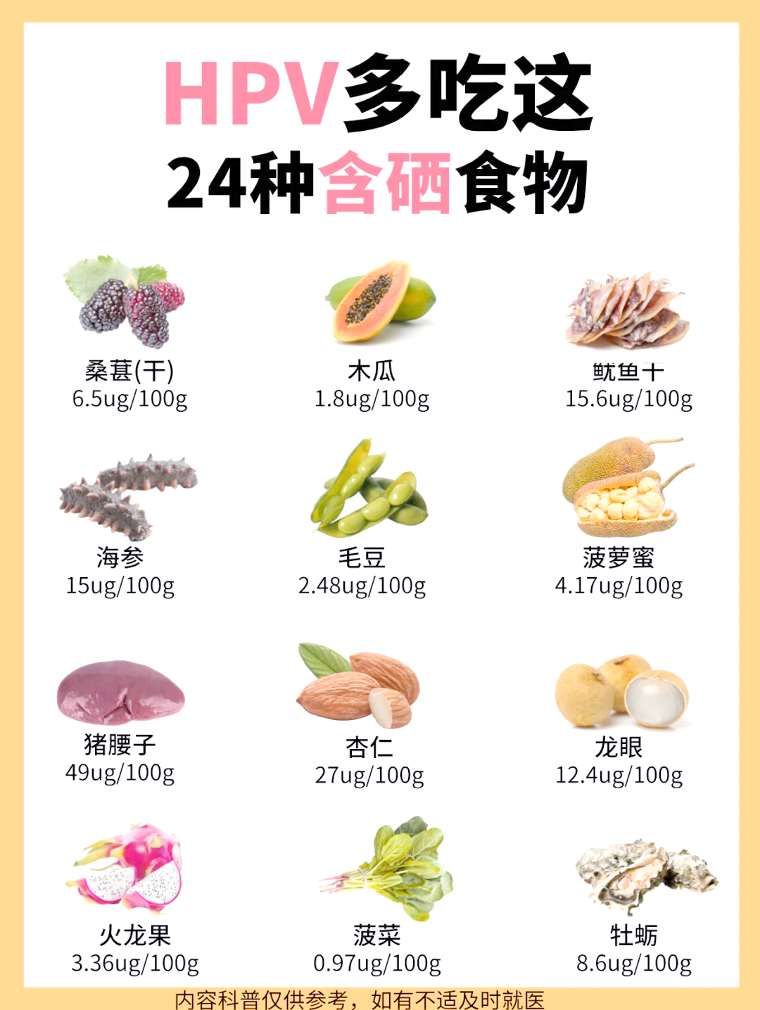 富硒食品一览表 食物图片