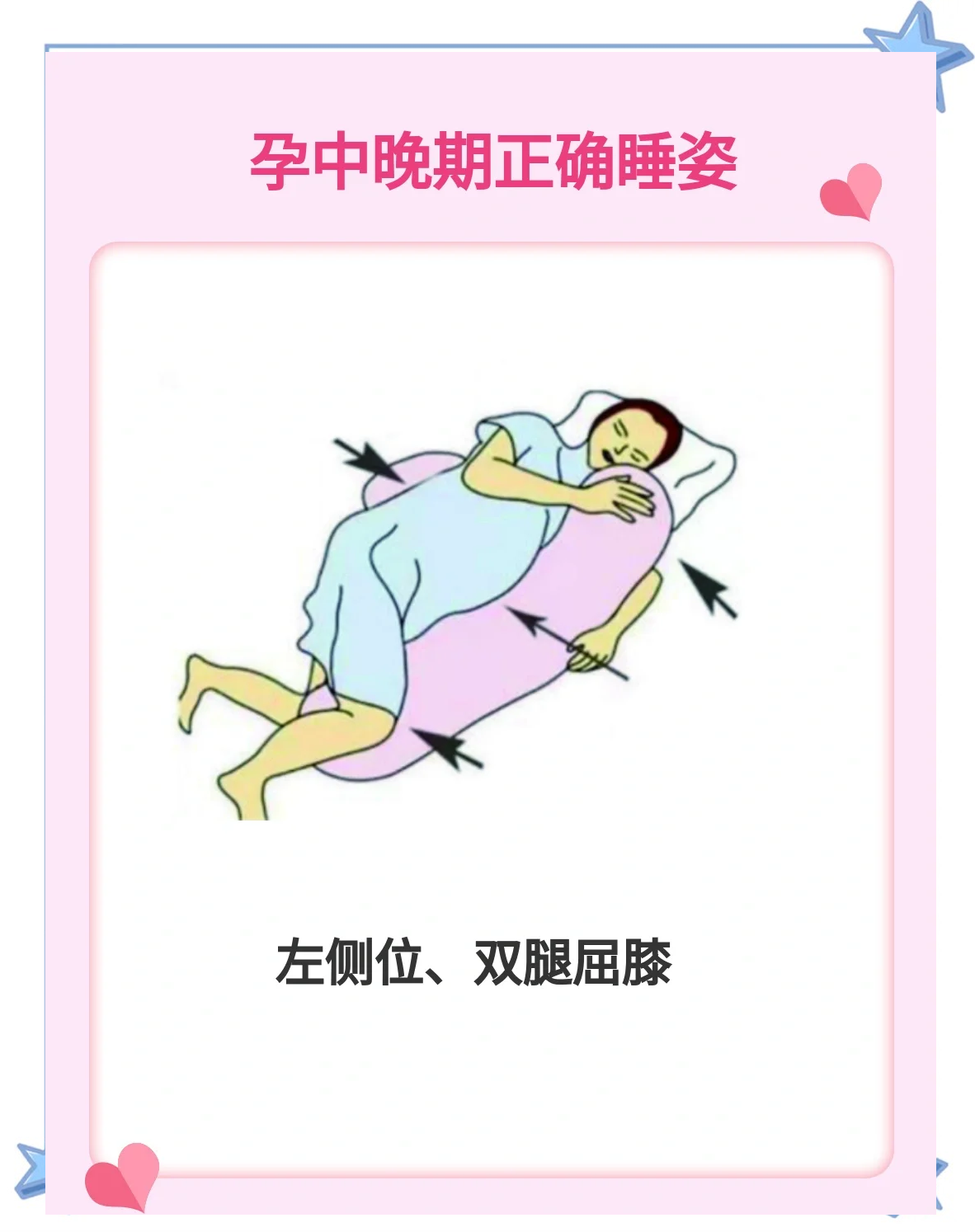 怀孕睡觉姿势可看男女图片