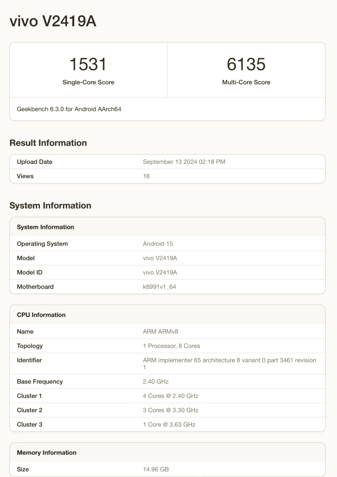 vivox50安兔兔跑分图片