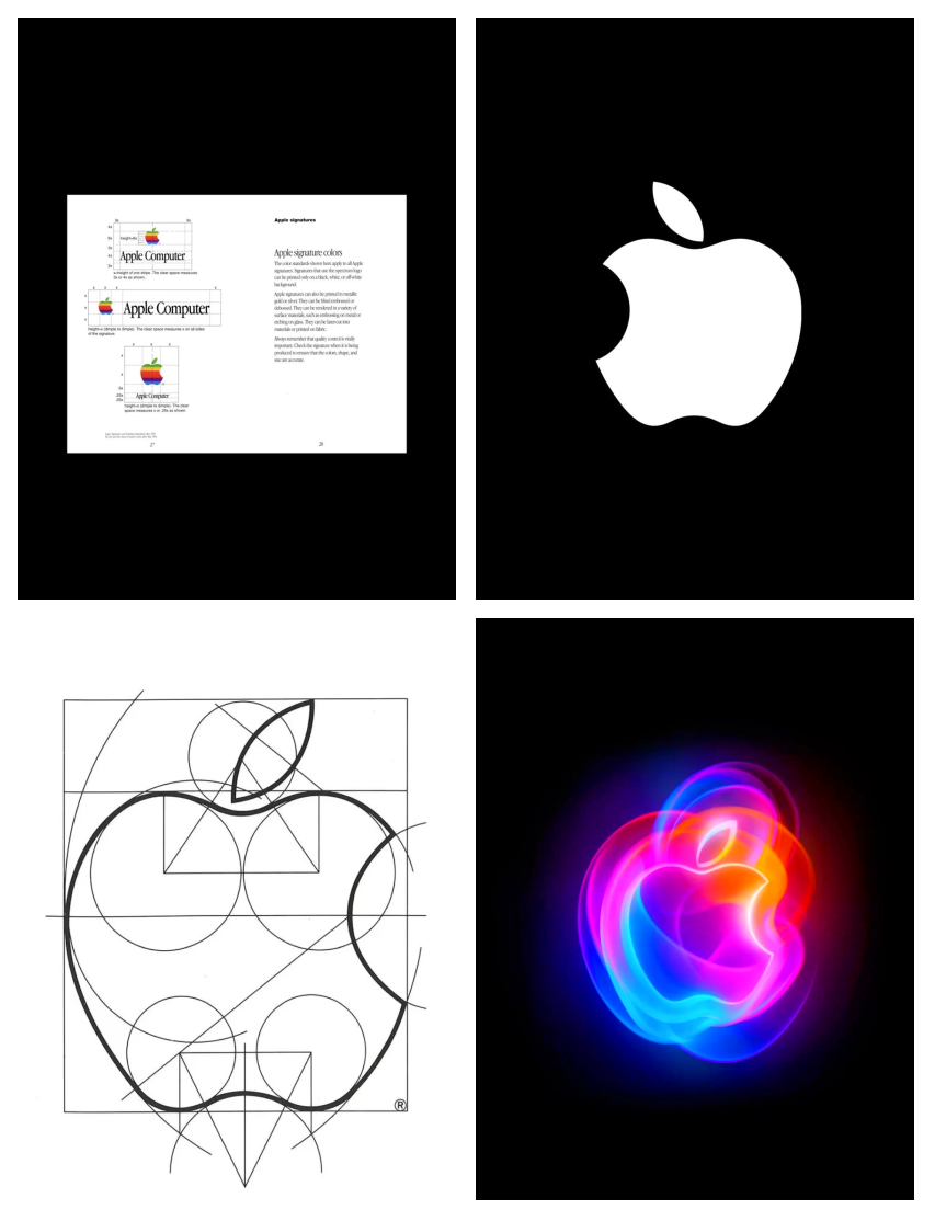 苹果logo设计过程图片
