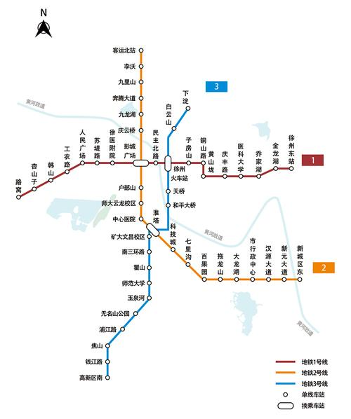 徐州地铁规划图2030图片