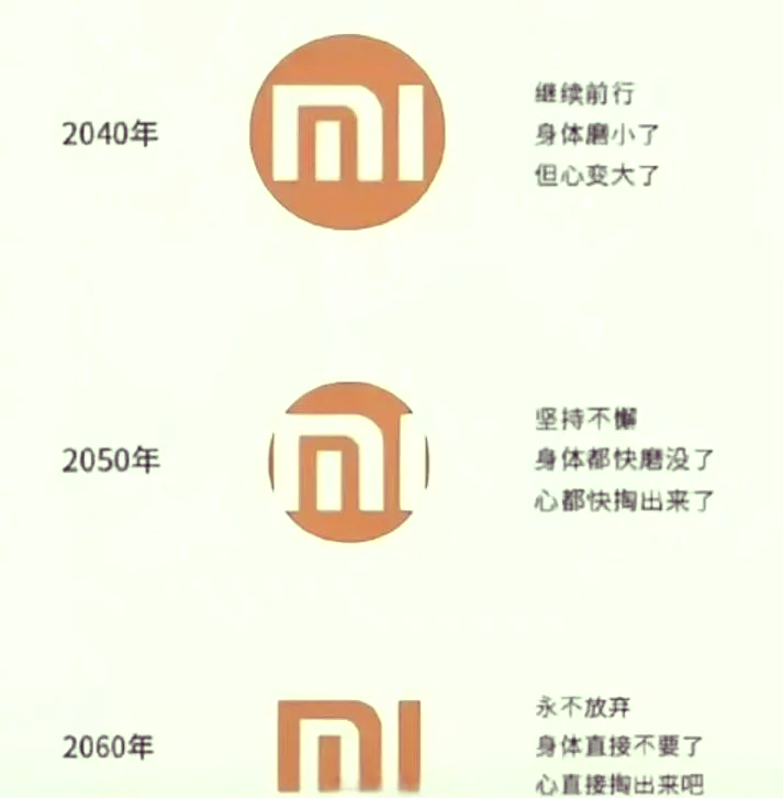 小米logo演变史图片