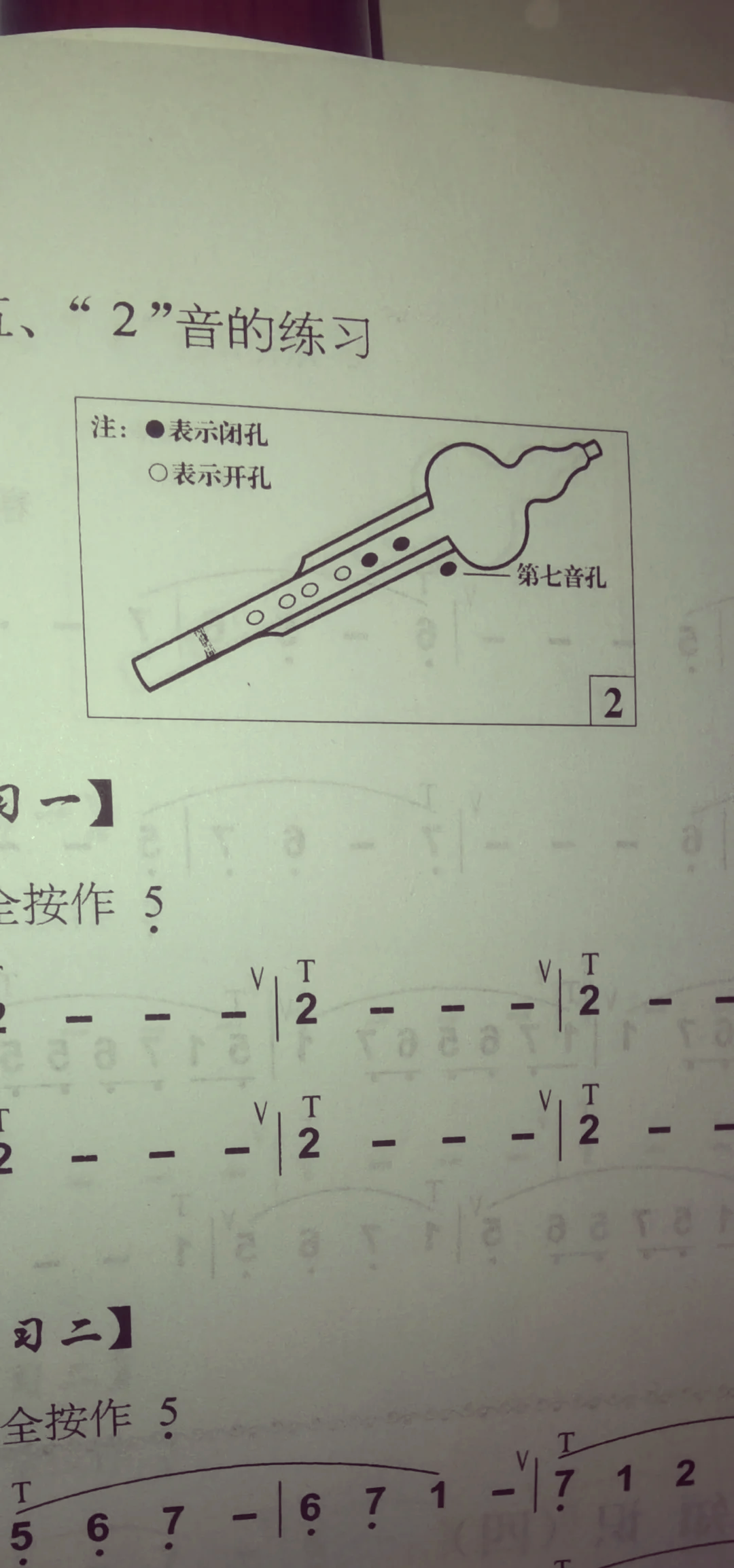 g调巴乌指法图图片