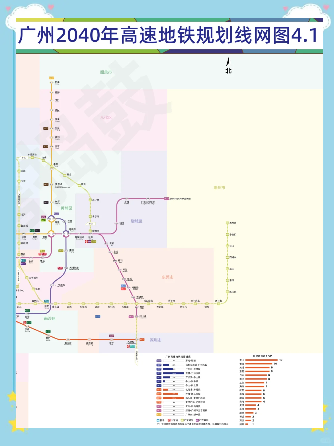 广州地铁2040年线路图图片