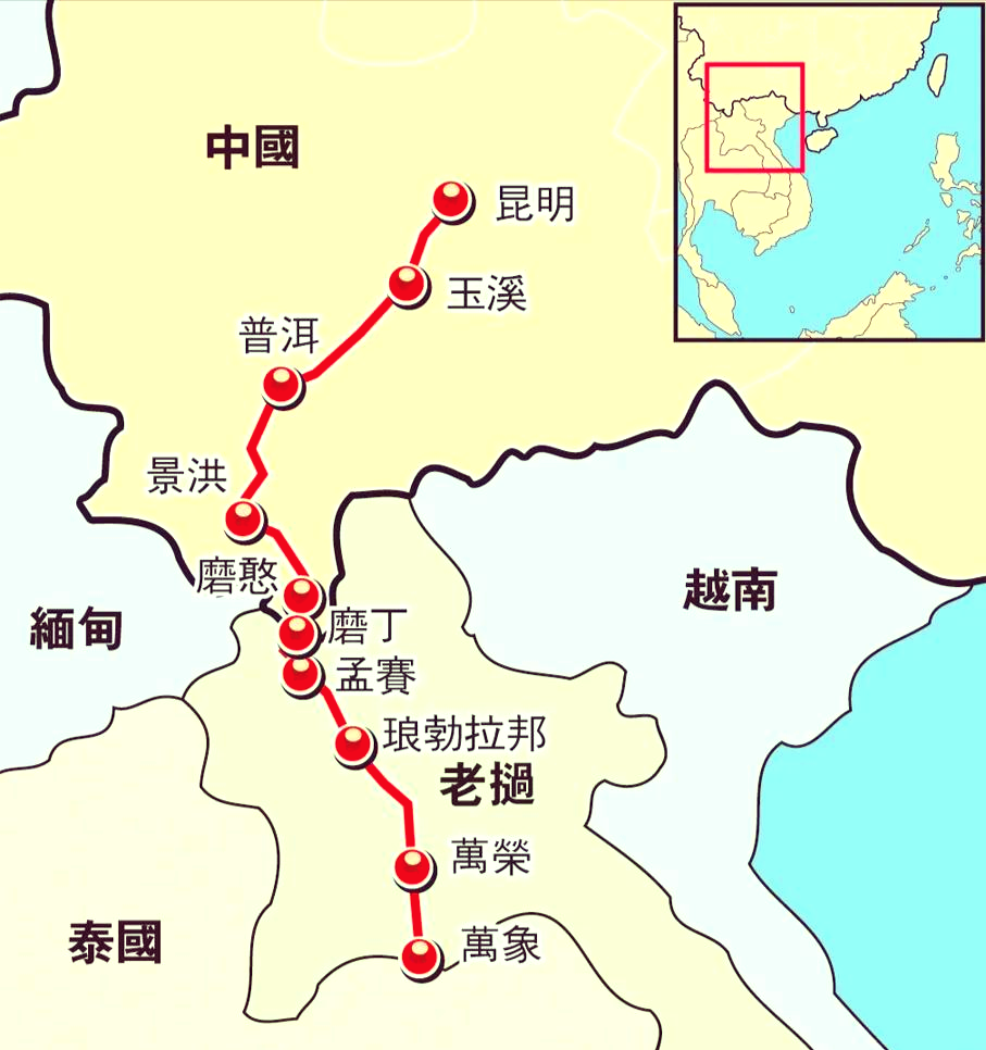 老挝高速公路规划图图片