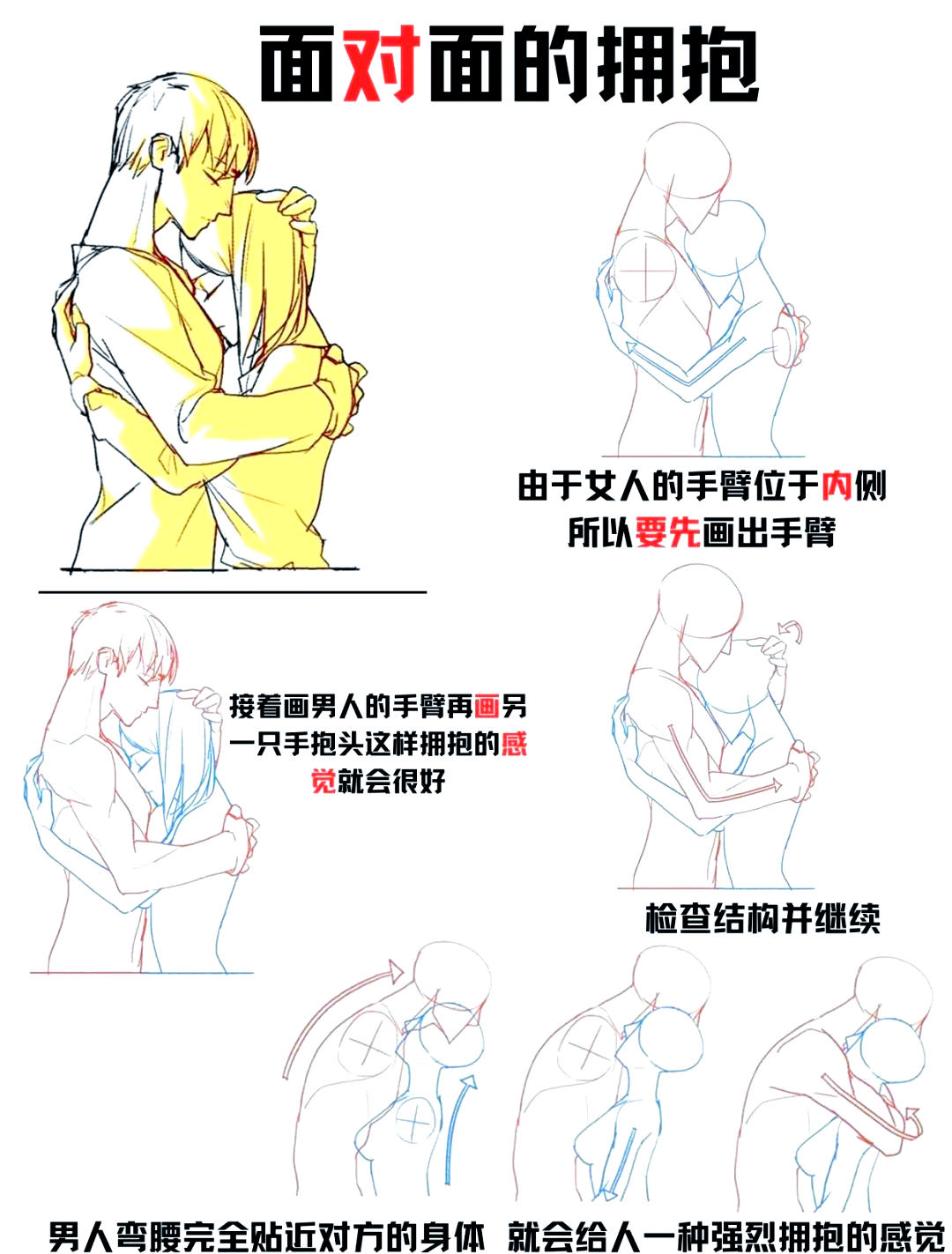 抱女生十种方法图片