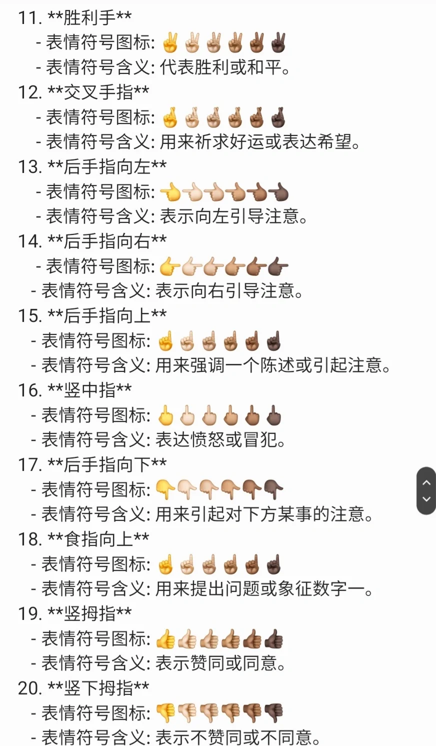 韩国男性歧视手势emoji图片