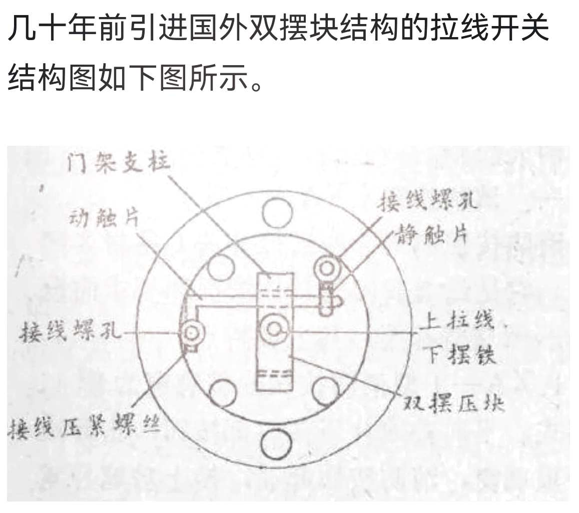 老式拉线开关接线图解图片