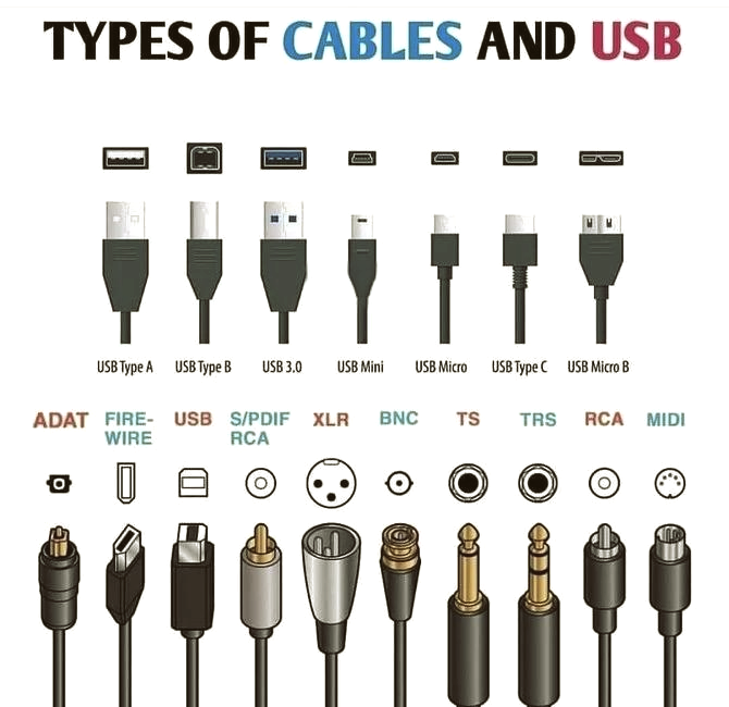 数据线接口接口类型图片