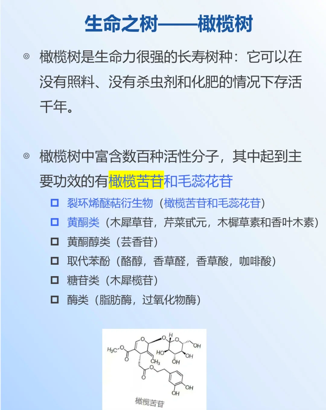 油橄榄叶提取物的五大功效与推荐用量