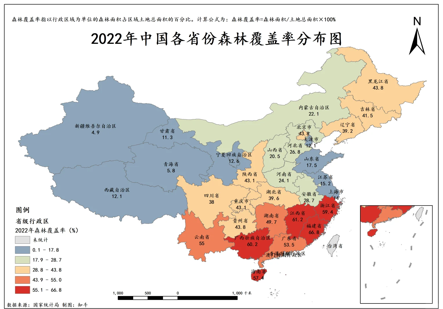 中国原始森林分布图图片