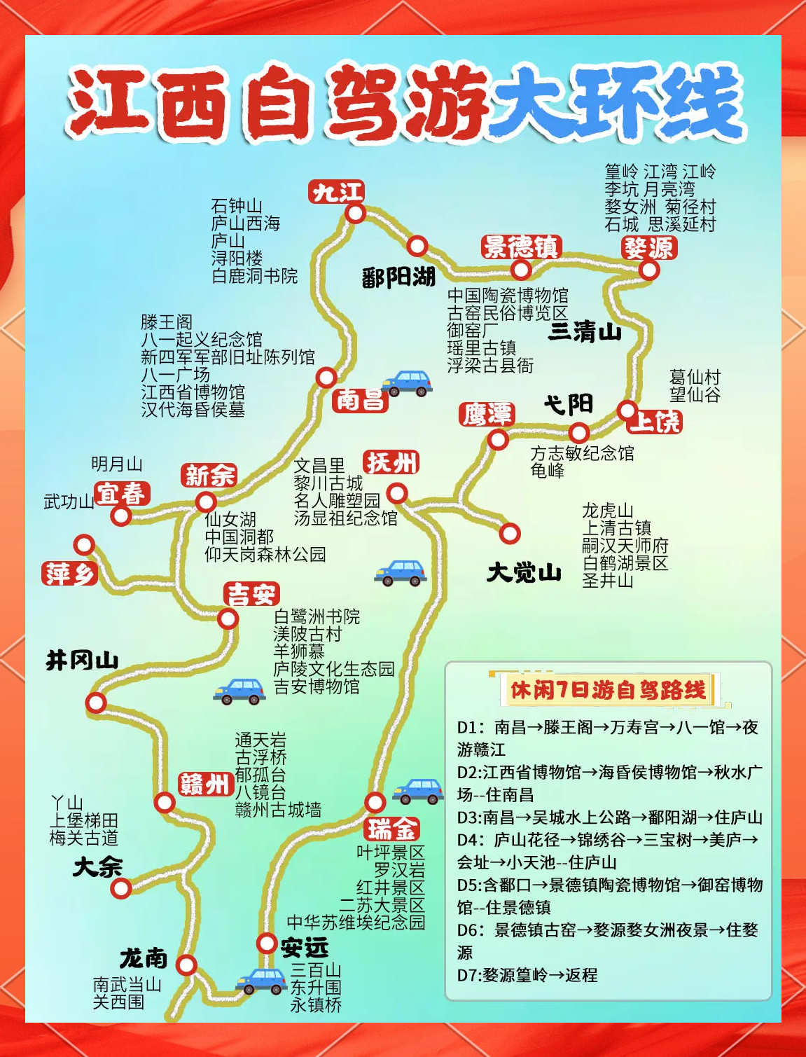 江西最美 自驾路线 全攻略相关图片2