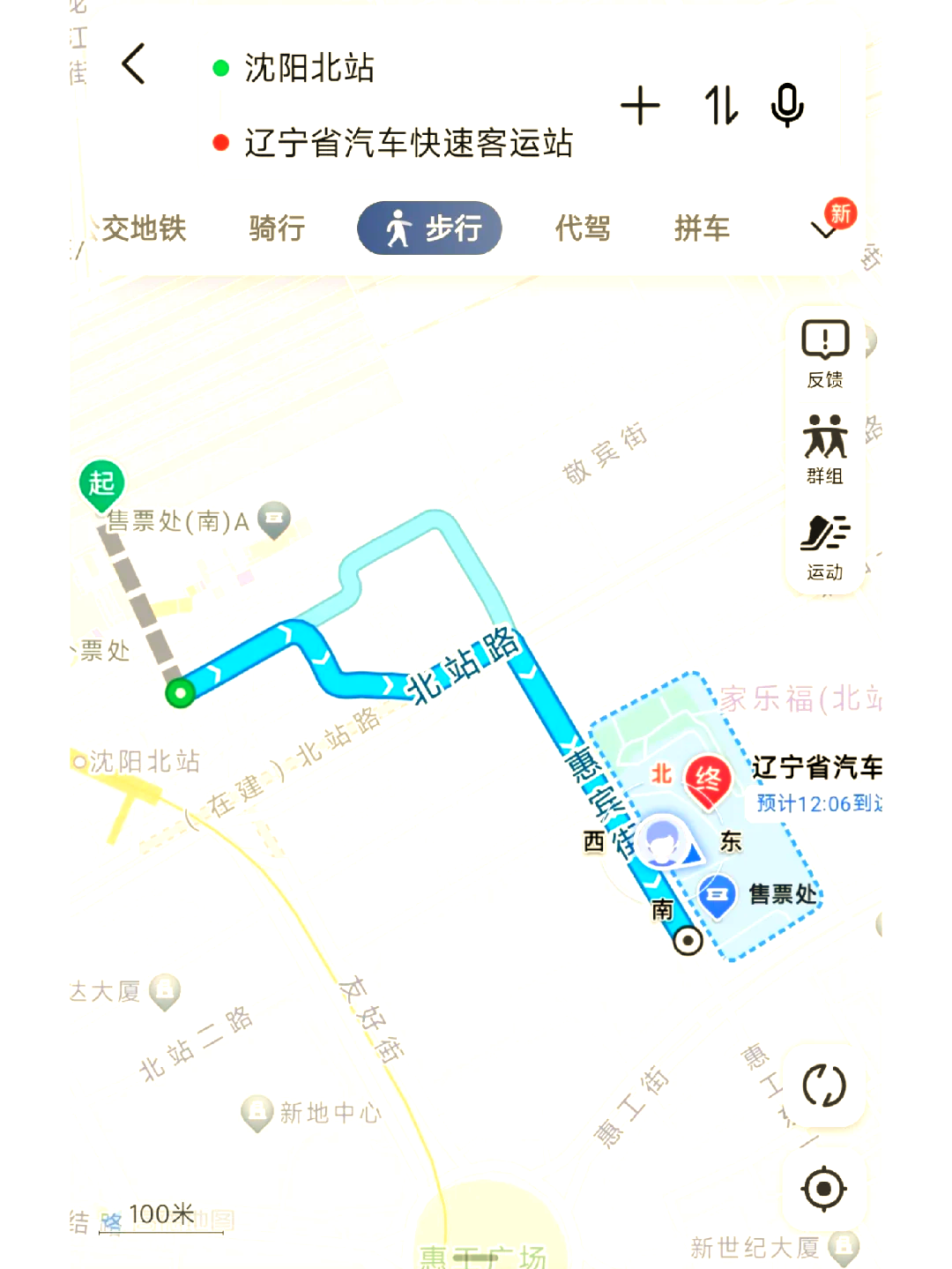 沈阳北站地图全景图片