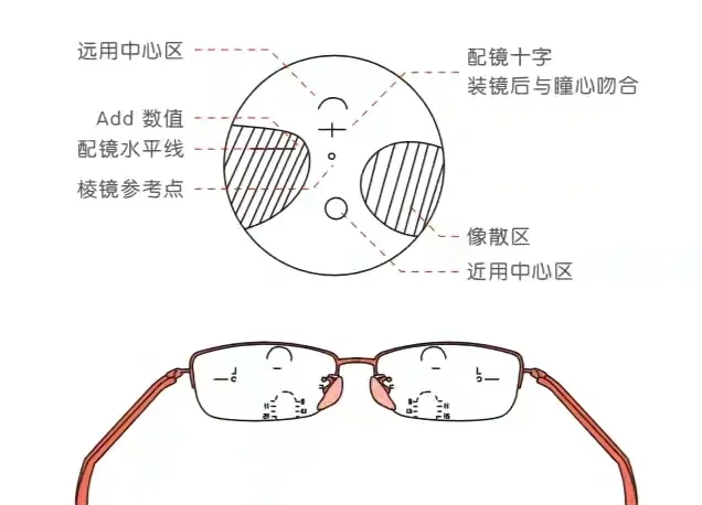 眼镜组成部分示意图镜图片