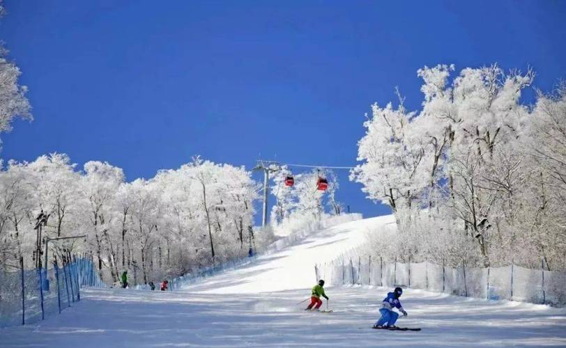 青海平安莲花山滑雪场图片