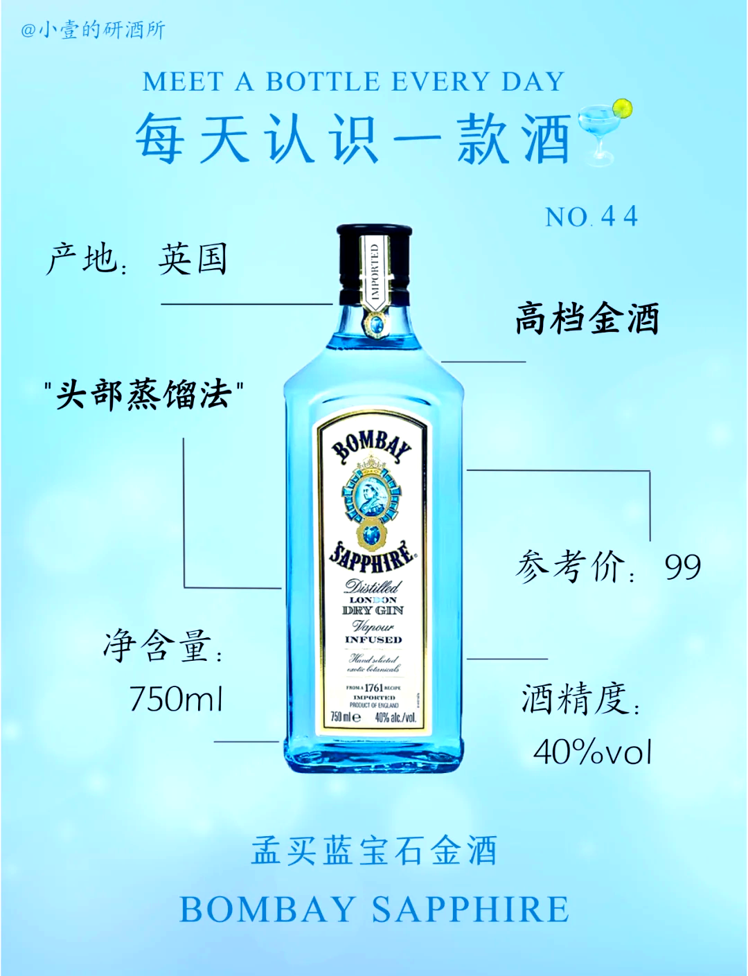 孟买宝石蓝金酒难喝图片