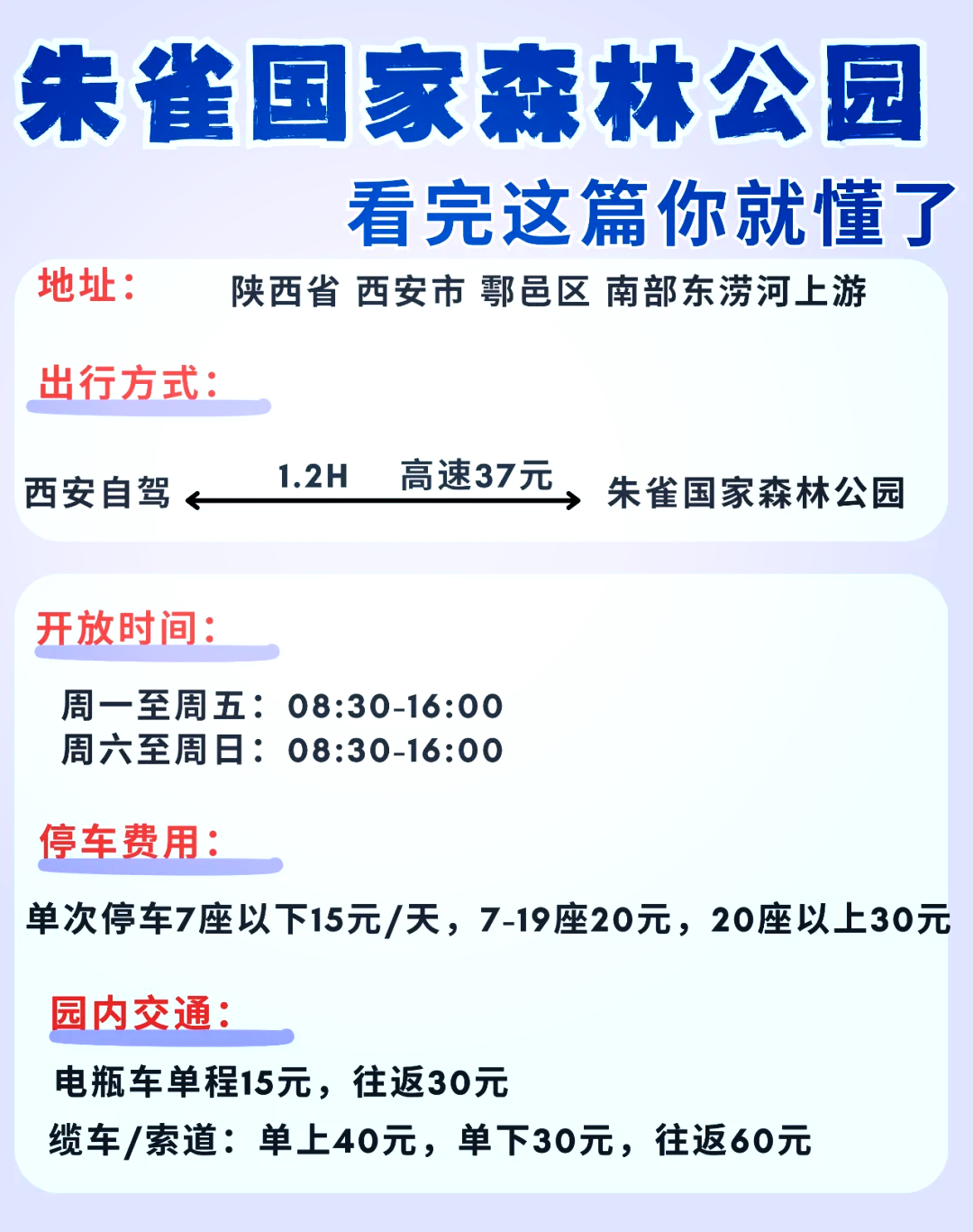 朱雀森林公园住宿攻略图片