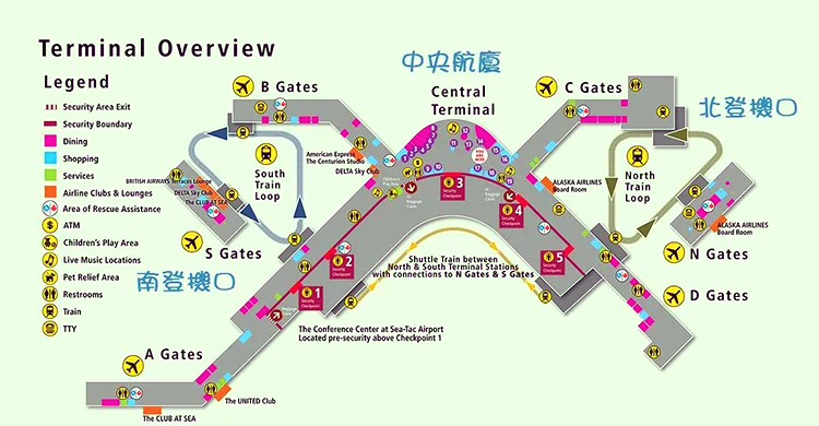 西雅图地铁线路图图片