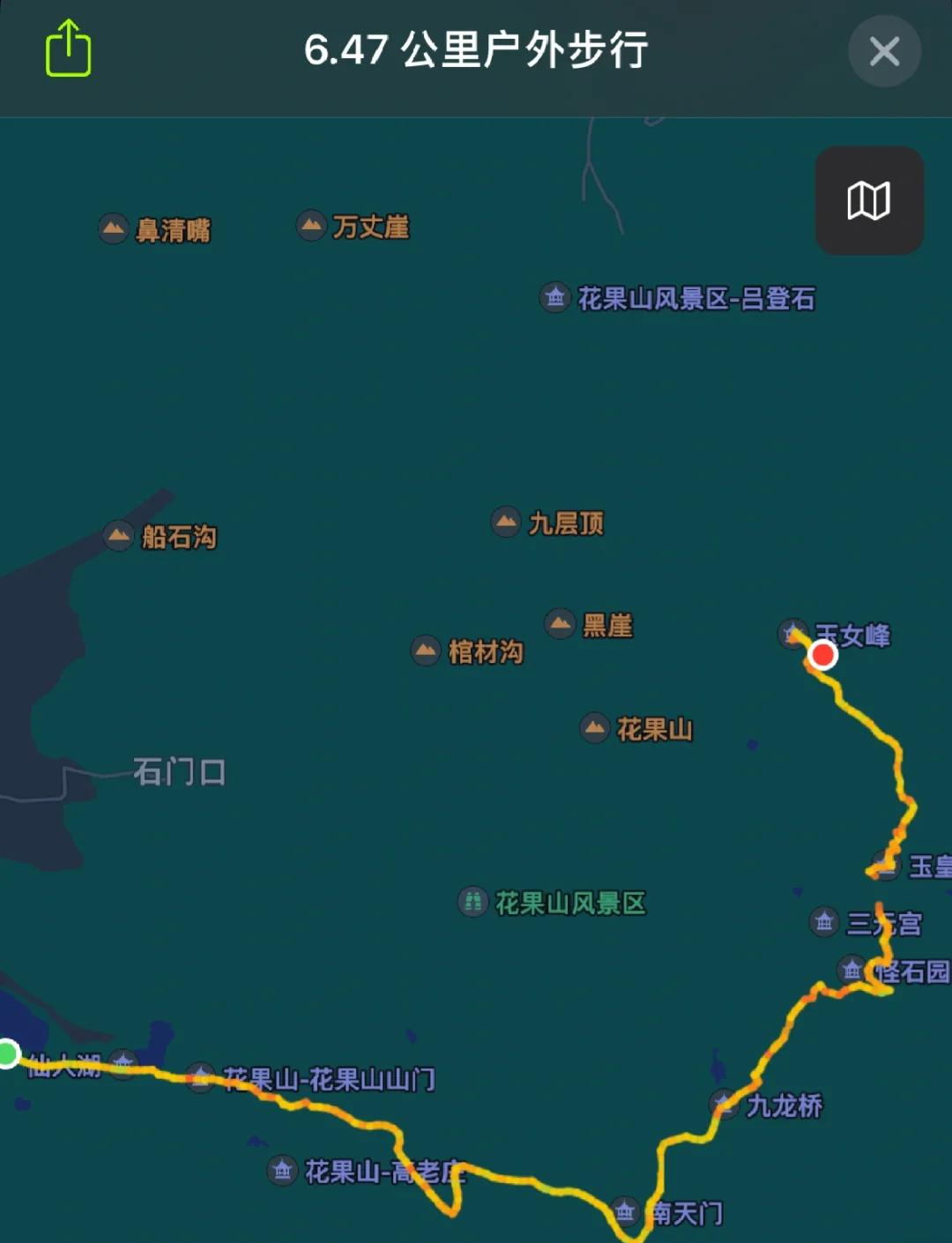 花果山景区地图图片