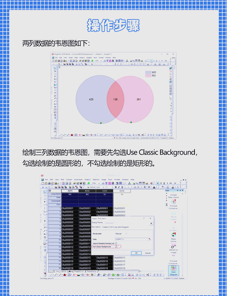 origin画韦恩图图片